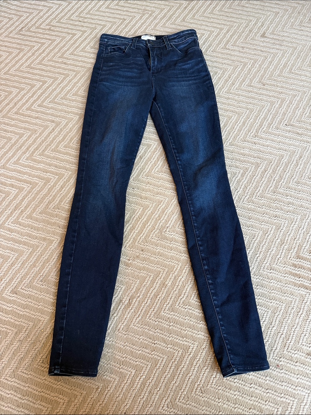 L’Agence size 26 Marguerite skinny high rise jeans